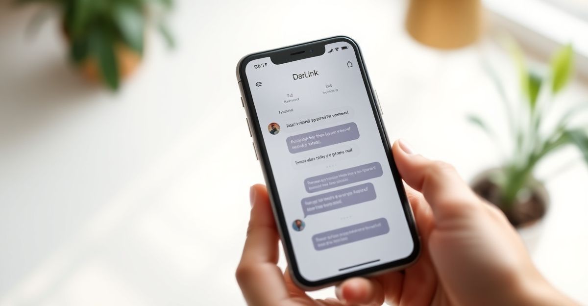Accessing DarLink AI Through a Mobile Browser